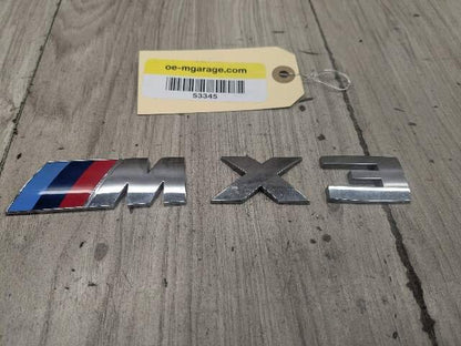 2020 - 2024 BMW X3 F97 Liftgate Trunk Lid Badge / Letters 8070536 S58