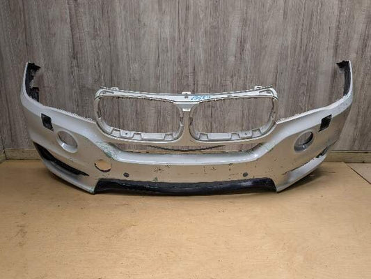 *14-18 OEM BMW F15 X5 Front Bumper Cover Panel White A96