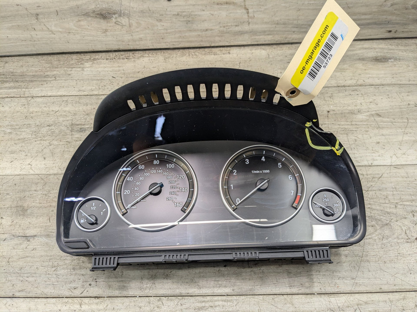 2011-2016 BMW 528i F10- Instrument Cluster Speedometer PN: 9291412