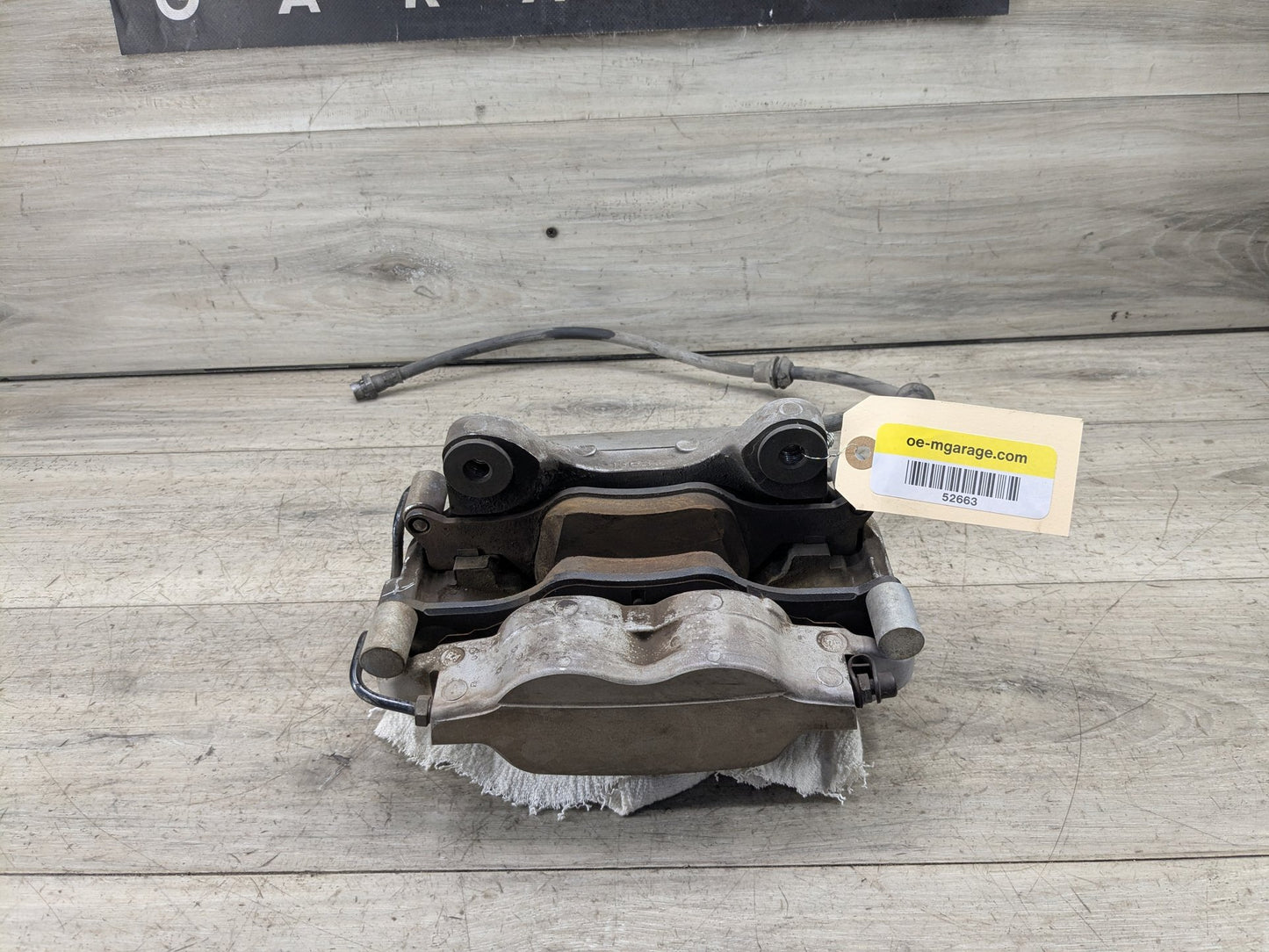 17-20 OEM BMW G11 G12 G30 540 740 750 Front Left Driver Brake Caliper Gray