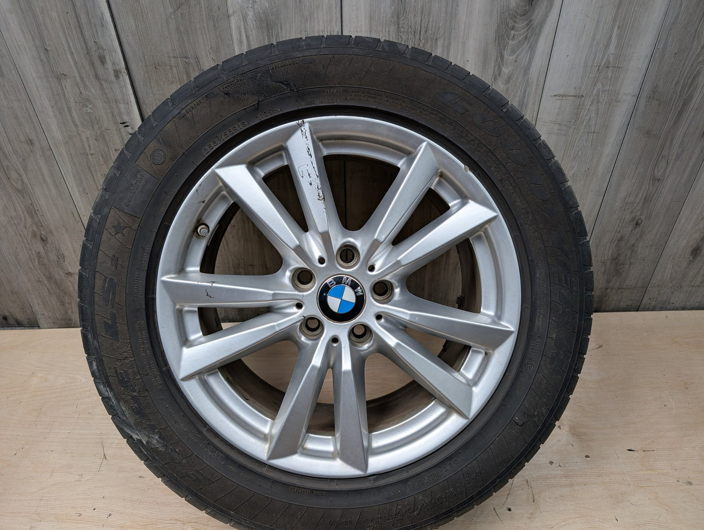 *14-18 OEM BMW F15 X5 Wheel Rim 18x8.5 ET46 5x120 LA Double Spoke Style 446