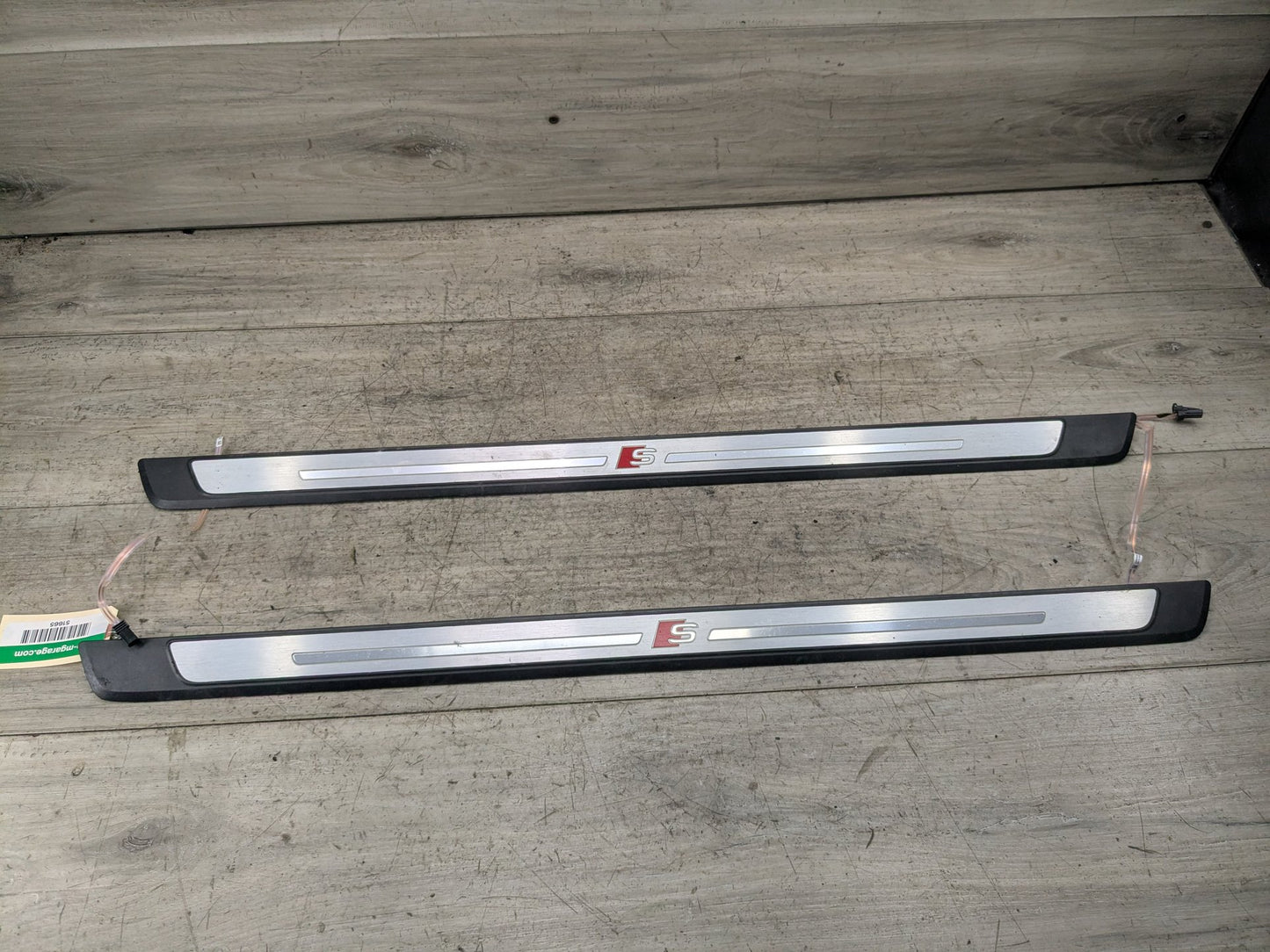 2018-2024 Audi S5 B9 Rear Left Right Scuff Plate Door Sill SET 8W6947417A S Line