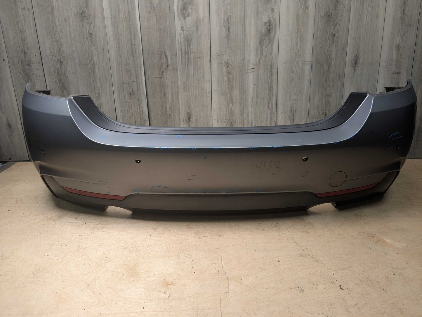14-20 OEM BMW F36 428 430 435 440 M SPORT Rear Bumper Cover Panel Gray 490 SONDERLACKIERUNG (490)