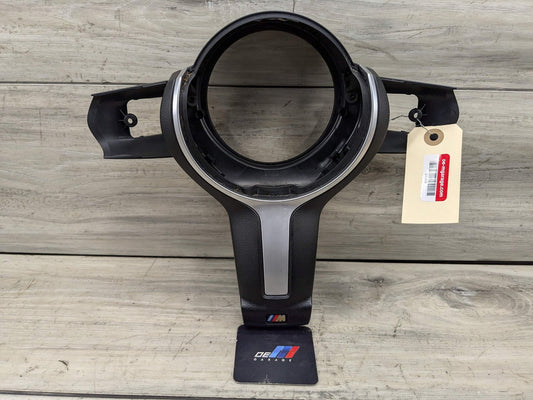14-19 OEM BMW F15 F16 X5 X6 M Sport Steering Wheel Trim Bezel Cover