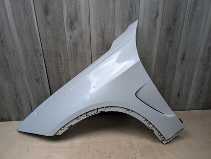 14-18 OEM BMW F15 X5 Front Left Driver Side Fender Panel White MINERALWEISS METALLIC (A96)