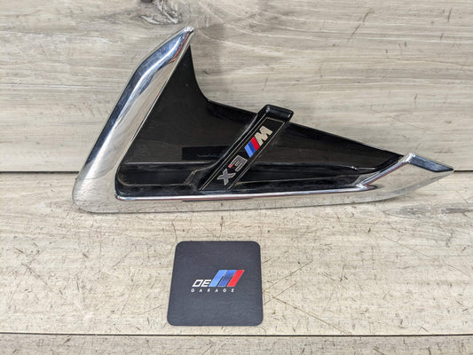 OEM BMW F97 X3M Left Driver Fender Grille Grill Vent Trim Air Duct Cover