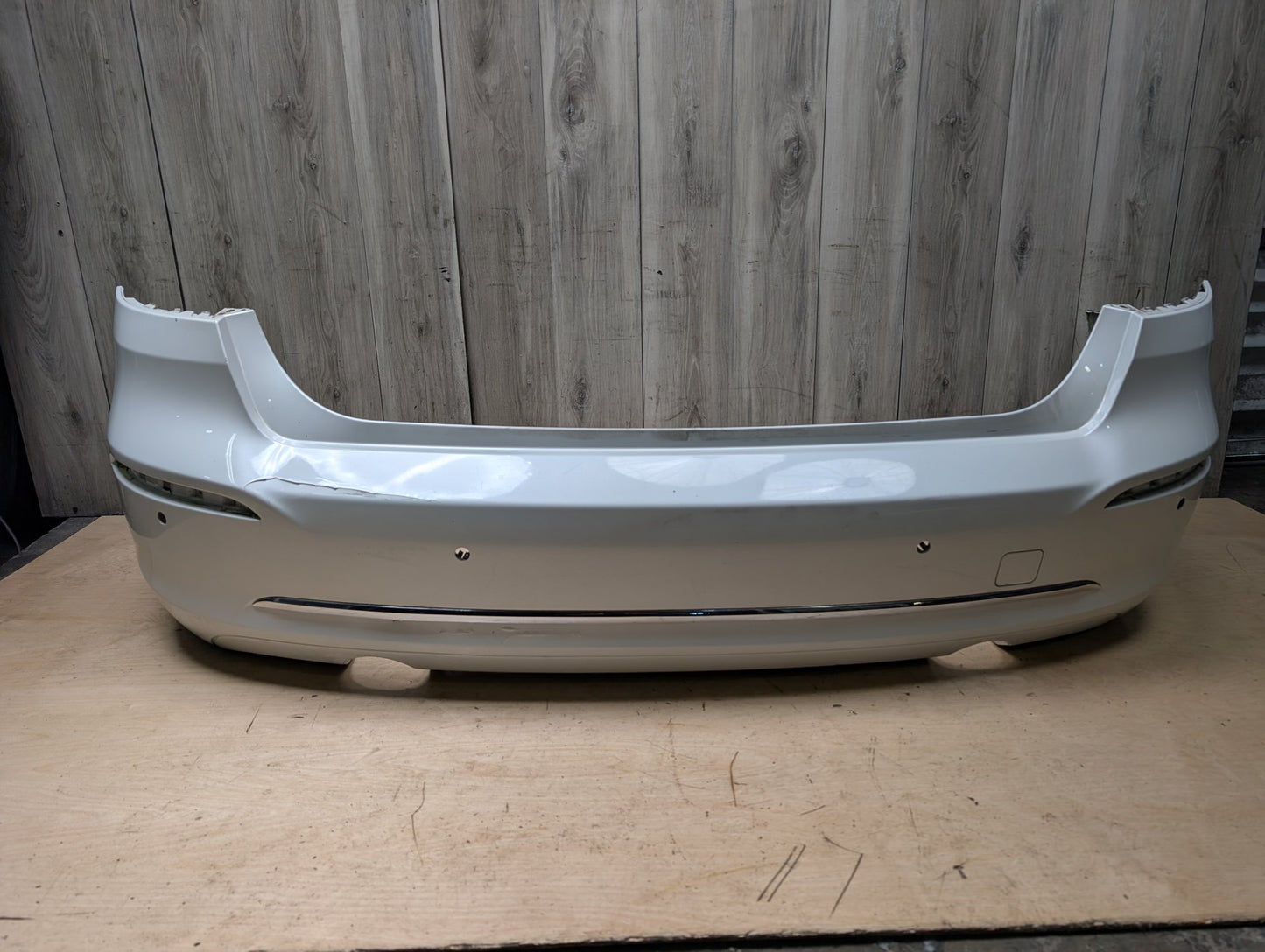 *16-20 OEM BMW F34 340 GT Rear Bumper Cover Panel White A96 MINERALWEISS METALLIC (A96)
