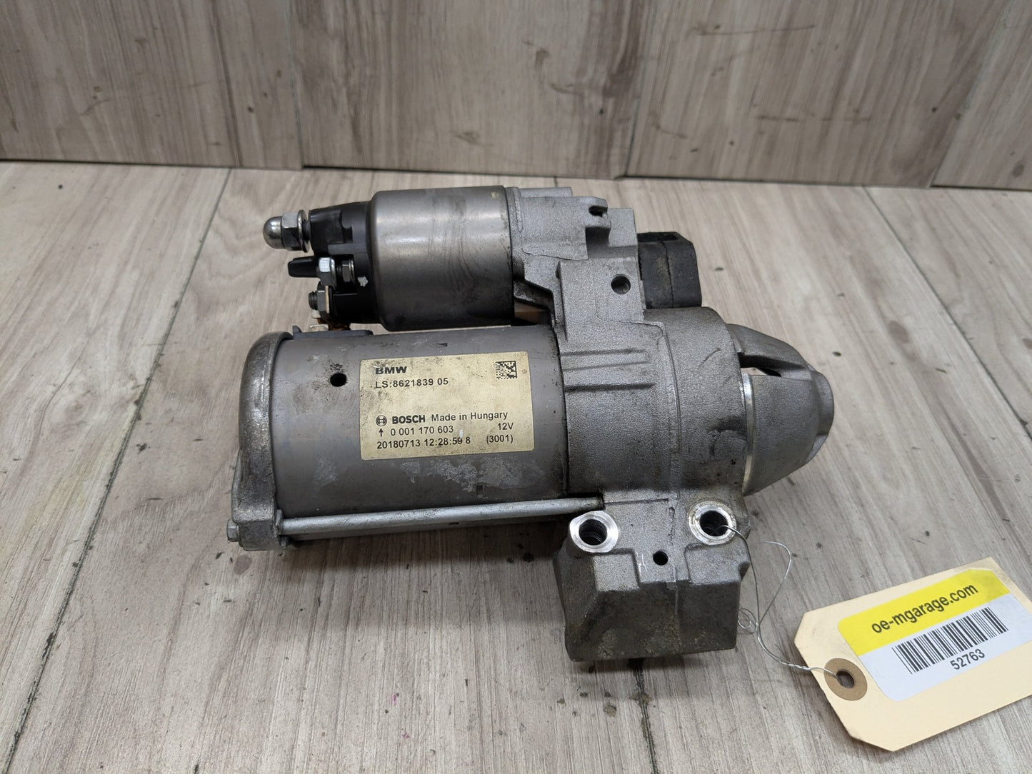 16-21 OEM BMW F22 F30 F32 F33 F36 G01 G30 330 430 530 Engine B46 Starter Motor