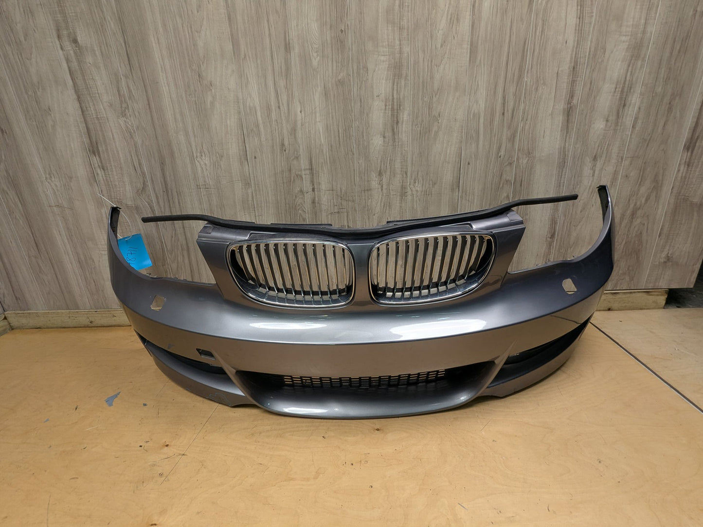 AFTERMARKET 08-13 BMW E82 E88 135 M SPORT Front Bumper Cover w/ Grilles Gray A52