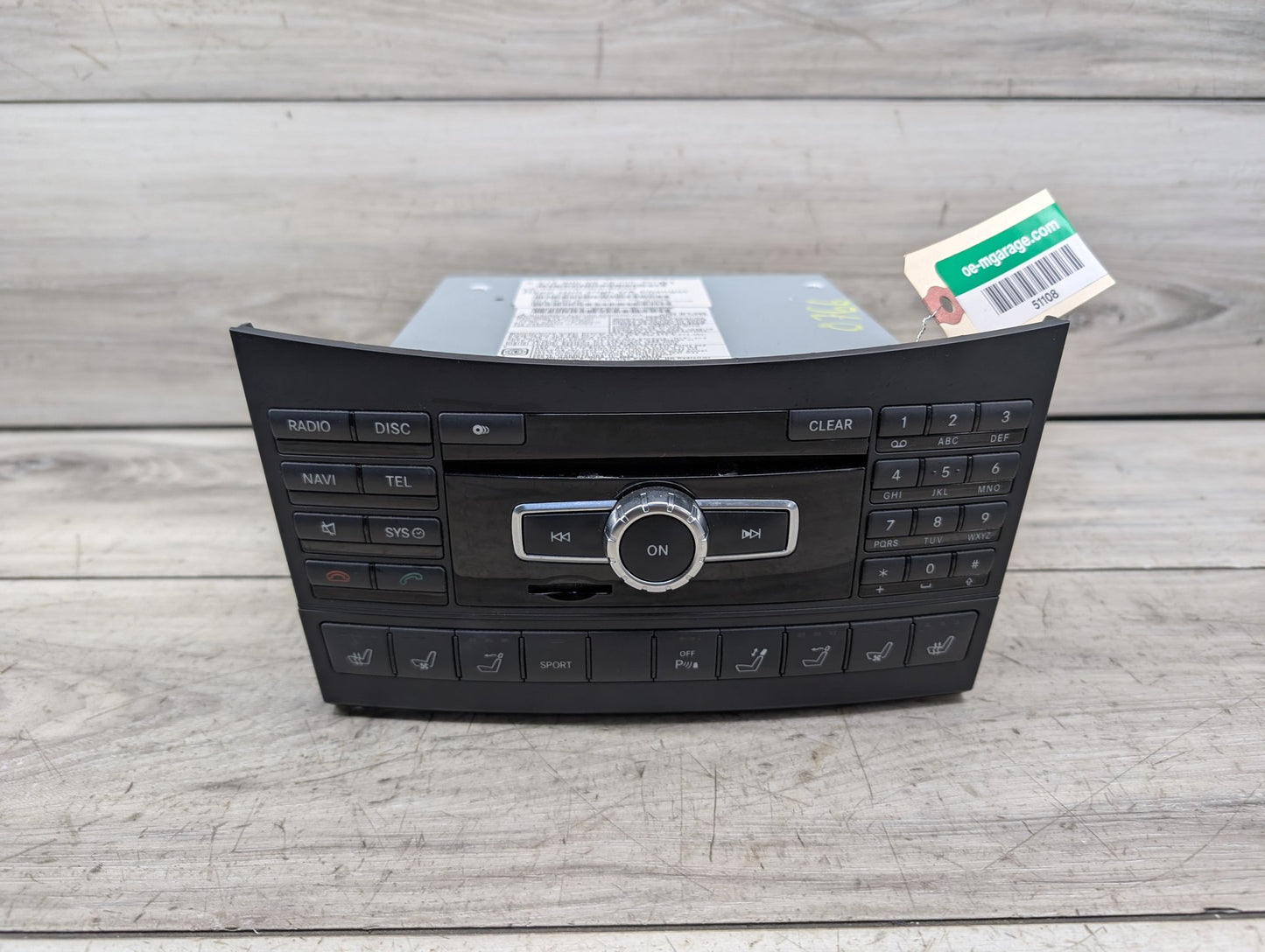 2009-2017 Mercedes-Benz E550 E-Class A207 Car Stereo Radio Reciever Headunit Head Unit A2129005818