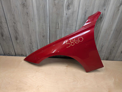 12-18 OEM BMW F30 F31 328 330 335 340 Left Driver Side Fender Panel Red A75 MELBOURNEROT METALLIC (A75)