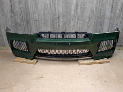 *09-14 OEM BMW E70 E71 X5M X6M Front Bumper Cover Panel w/ Grilles Green ALPINWEISS III (300)