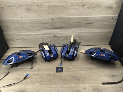 2020 BMW M340i G20 Front Rear Left Right Brake Caliper SET 6891236 OEM BMW G20 G22 G23 M240 M340 M440 Front Rear Left Right Brake Calipers Blue SET