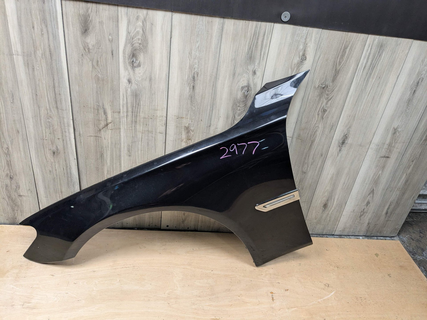 09-15 OEM BMW F01 F02 740 750 Front Left Driver Side Fender Panel Black 475 Black BLACK SAPPHIRE METALLIC (475)