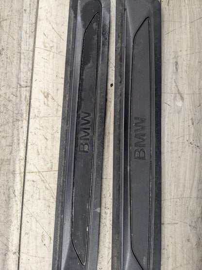 16-23 OEM BMW F39 F48 X1 X2 Front Door Sill Cover Trim Sill Kick Plate PAIR