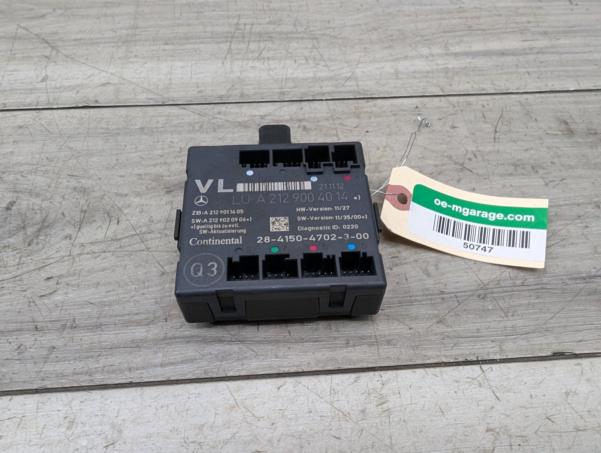 OEM Mercedes W204 W207 W212 C300 E350 E550 Front Left Driver Door Control Module