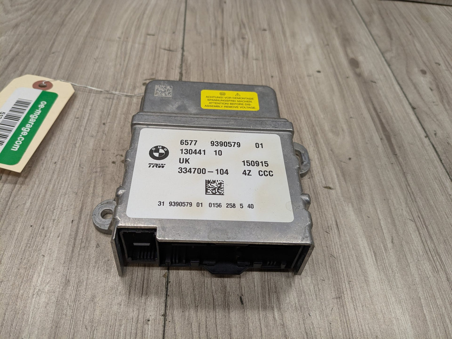 2016 BMW X1 F48 SRS Airbag Air Bag Module 9390579 PRE-LCI OEM BMW F48 X1 I01 I12 i3 i8 SRS Diagnostic Control Computer Module