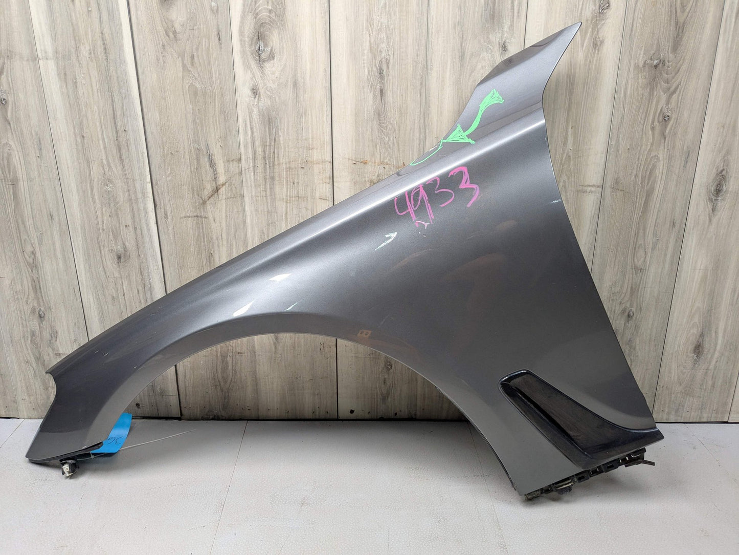 *16-19 OEM BMW G11 G12 740 750 Left Driver Side Aluminum Fender Panel Gray C26 Grey MAGELLANGRAU METALLIC (C26)