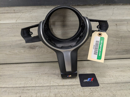 14-19 OEM BMW F15 F16 X5 X6 M SPORT Steering Wheel Trim Bezel Cover