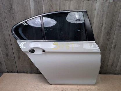 *11-16 OEM BMW F10 528 535 Sedan Rear Right Passenger Door Shell Panel White