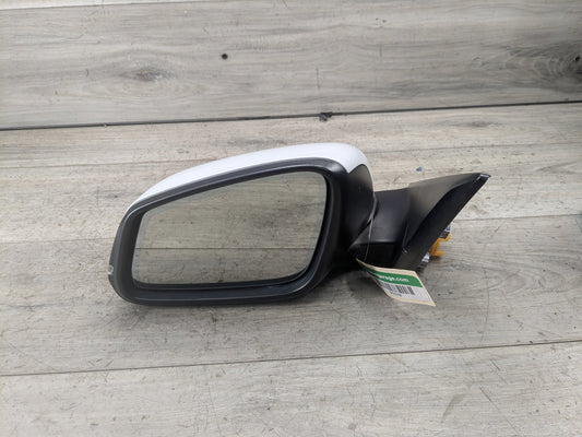 14-19 OEM BMW F34 328 335 Left Driver Auto Dip Heated Side Mirror White A96