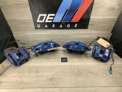 2019 BMW 330i G20 Front Rear Left Right Brake Caliper SET 6891235 OEM BMW G20 G22 G23 G26 M340 M440 Front Rear Left Right Brake Calipers SET BLUE