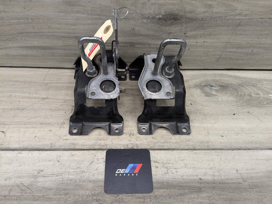 14-19 OEM BMW F15 F85 X5 F16 F86 X6 Hood Hardware Safety Latch Hook SET
