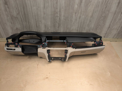 10-15 OEM BMW F01 F02 Alpina B7 Dashboard Dash Leather Panel Black/ TAN w HUD Brown
