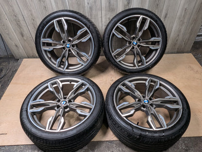 18-24 OEM BMW F97 G01 G02 X3 X4 Rims Wheels 21x9.5/8.5 ET:30/43 Style 718M SET
