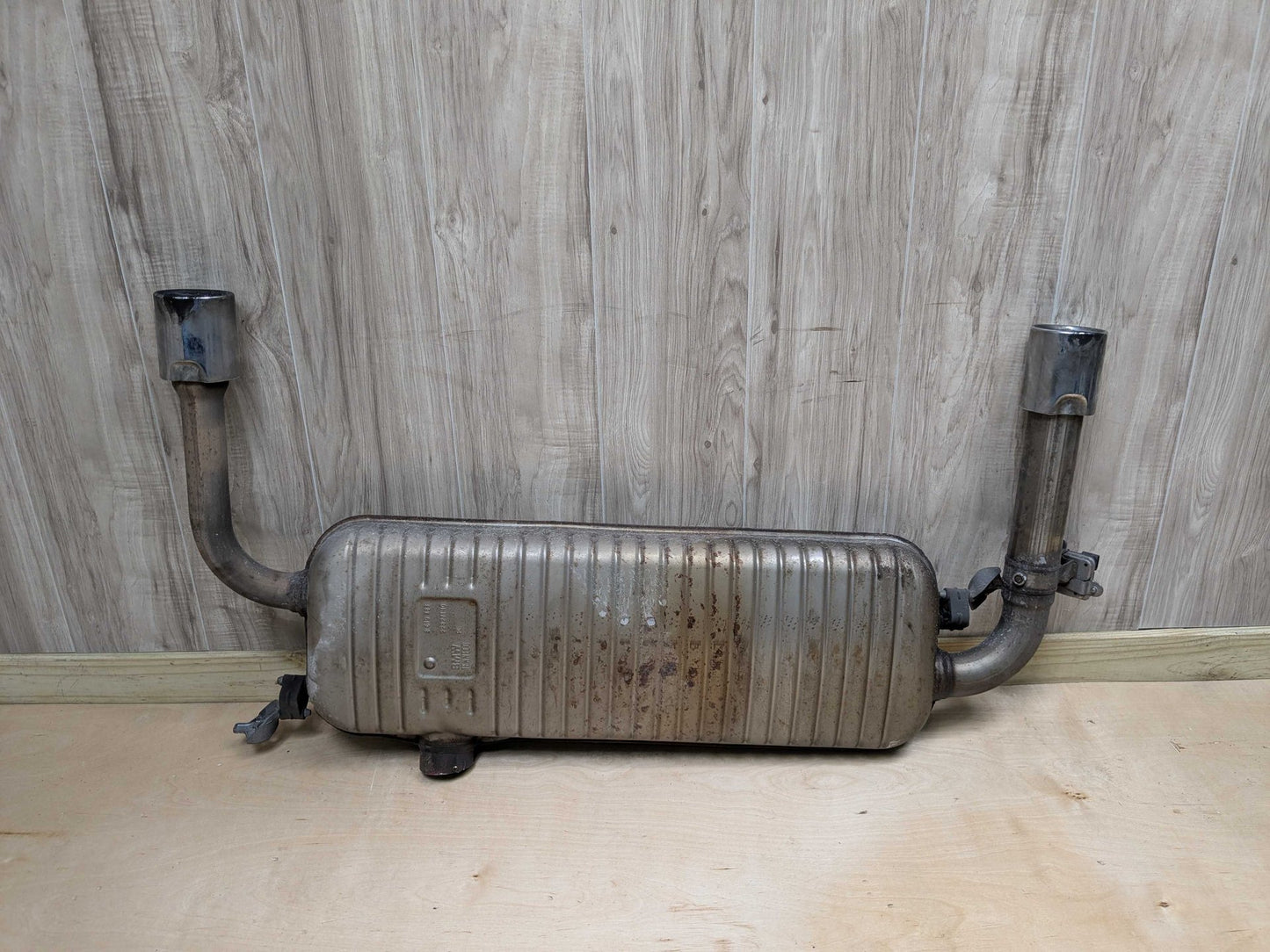 16-24 OEM BMW F44 F48 28iX 228iX Engine B46 Rear Muffler Exhaust Flap w/ Tips