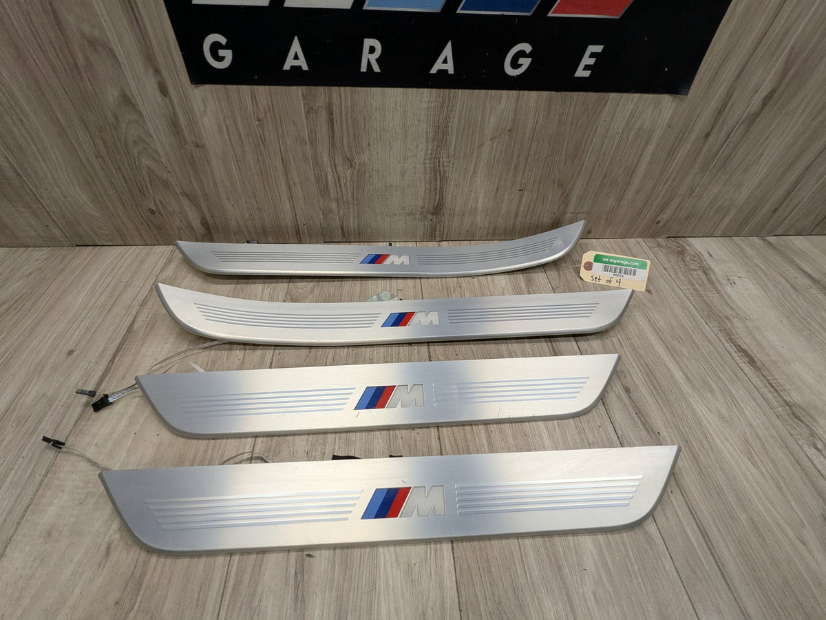 16-19 OEM BMW G11 G12 OEM Door Sills M Trim Illuminated Entry Panels Kit SET*