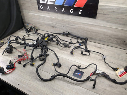 19-21 OEM BMW G05 G07 50iX Engine N63M Sensor Module Wiring Wire Harness 1-4
