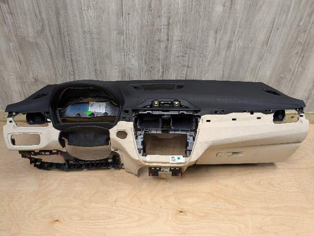 16-23 OEM BMW F39 F48 X1 X2 Dashboard Cover Trim Dash Panel Beige/Black