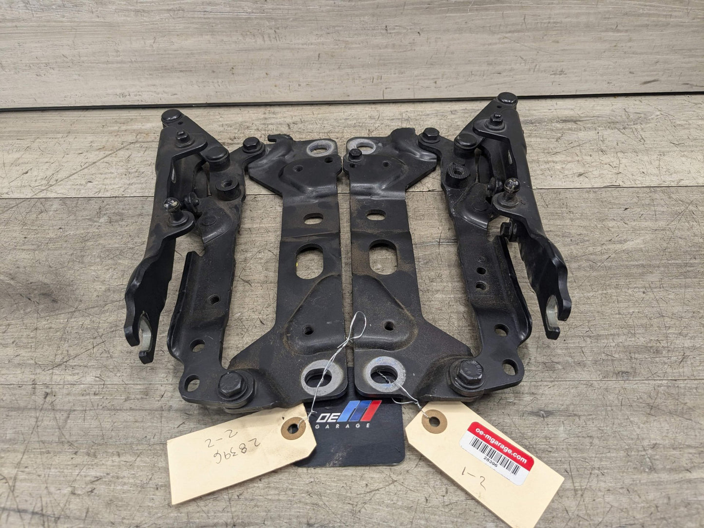 09-15 OEM BMW F01 F02 740 750 760 Hood Bonnet Left Right Side Hood Hinges SET