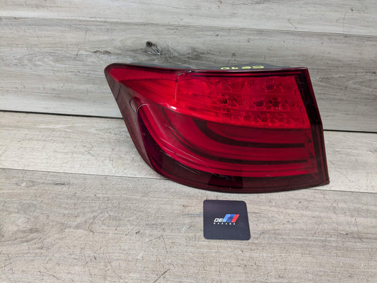 11-13 OEM BMW F10 528 535 550 M5 AH5 Rear Driver Side Outer Tail Light