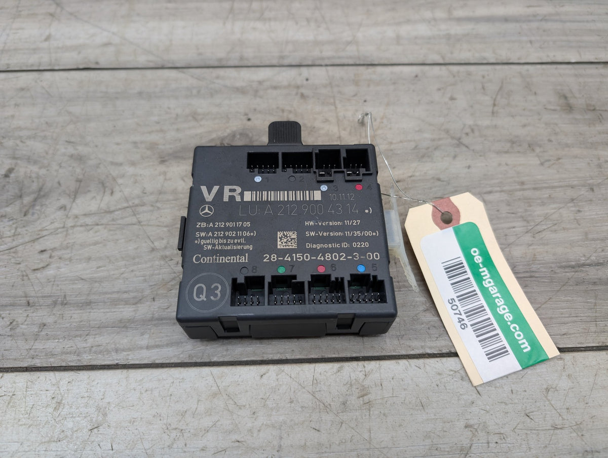 OEM Mercedes W204 W207 W212 C300 E550 Front Right Passenger Door Control Module