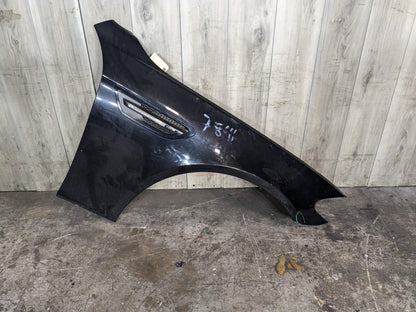 12-16 OEM BMW F10 M5 Front Right Passenger Side Fender Panel Shell Black Black