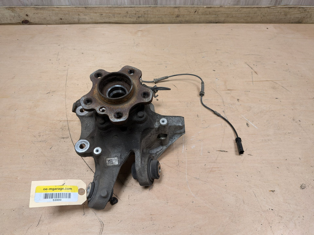 2016-2022 BMW 750i G12 Rear Left Driver Spindle Knuckle w/ Bearing 6861135 OEM