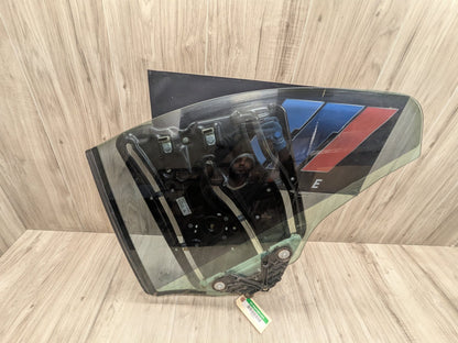 07-13 OEM BMW E93 328 335 M3 Convertible Rear Left Driver Window Regulator Glass