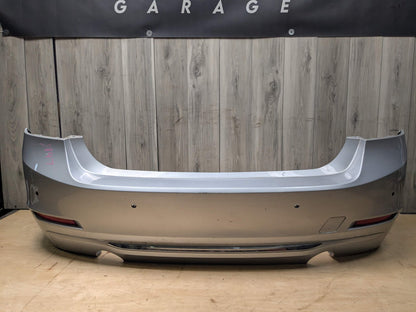 *12-15 OEM BMW F30 335 PRE-LCI Rear Bumper Cover LINES Trim Dual Exhaust Gray Silver GLACIERSILBER METALLIC (A83)