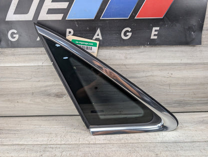 17-19 OEM AUDI A4 B9 S4 Rear Left Driver Side Quarter Window Glass