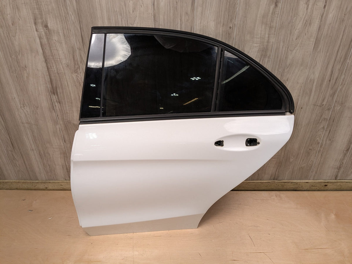 2015-21 Mercedes-Benz C43 W205 Rear Left Driver Door Shell Panel 149 Polar White