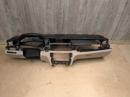 10-15 OEM BMW F01 F02 Alpina B7 Dashboard Dash Leather Panel Black / TAN w HUD