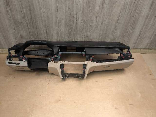 10-15 OEM BMW F01 F02 Alpina B7 Dashboard Dash Leather Panel Black / TAN w HUD