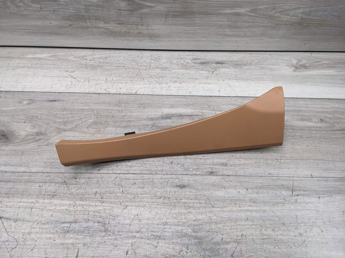 10-16 OEM Porsche Panamera Front Left Driver Side A Pillar Cover Trim Beige