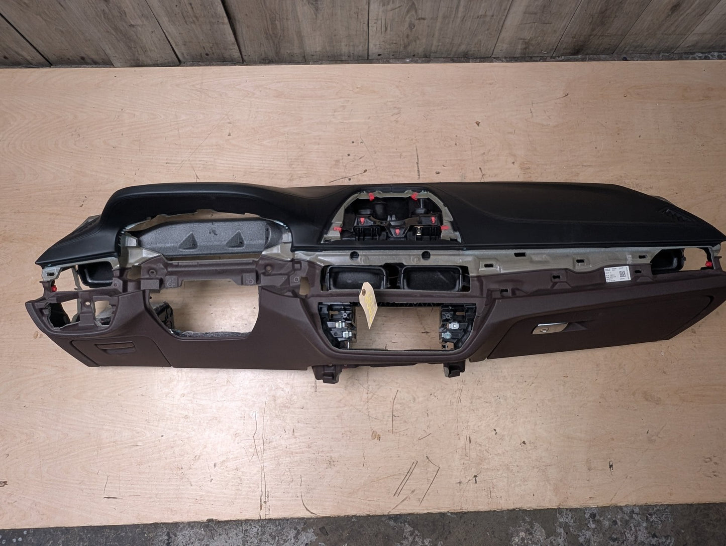 17-23 OEM BMW G30 LEATHER Dashboard Dash Board Panel Black w/ HUD