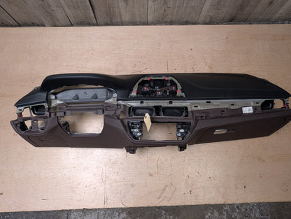 17-23 OEM BMW G30 LEATHER Dashboard Dash Board Panel Black w/ HUD