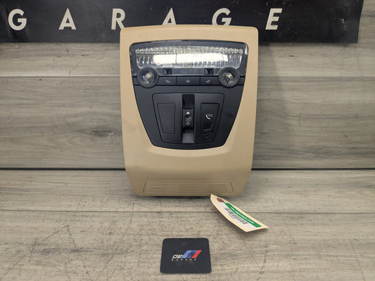 OEM BMW F02* F10* F25 F26 X3 Roof Console Dome Light Sunroof Switch Beige