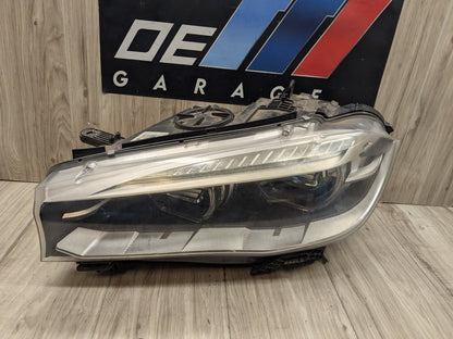 14-15 OEM BMW F15 F85 F86 X5 X5M Left Driver Adaptive LED Headlight + Modules