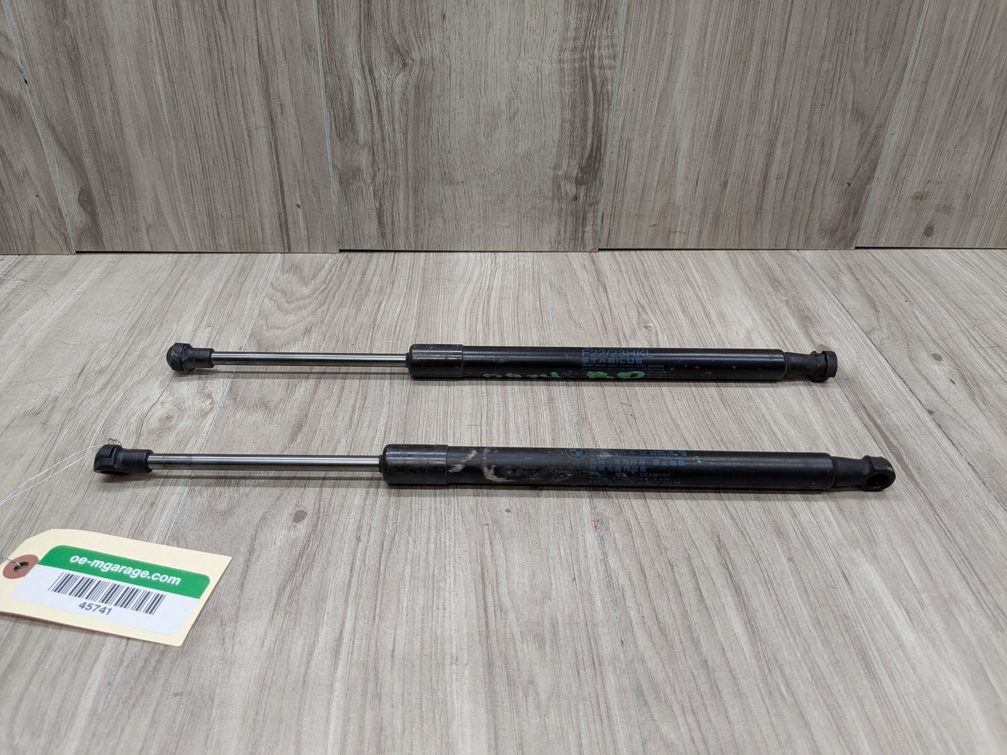 14-20 OEM BMW F22 F23 F87 M2 Rear Left Right Trunk Lid Spring Strut Shocks SET